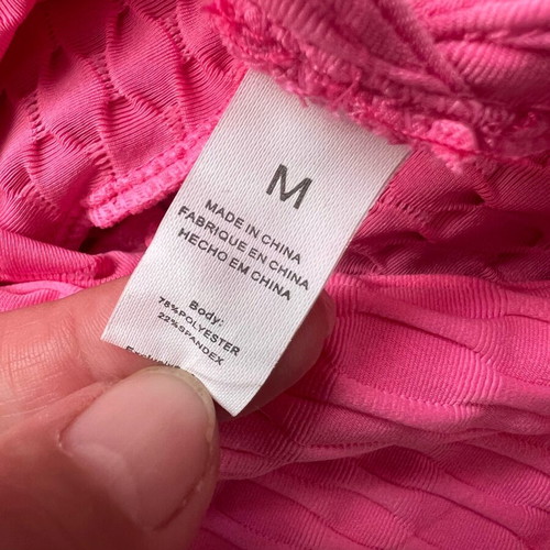 Women's sports jumpsuit with cut-out back like new, pink, size S/M