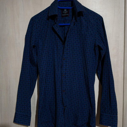 Cassel shirt blue slim fit like new, size S