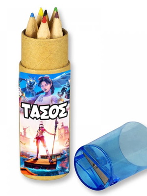 Fortnite 2 colored pencils new, 10 pieces with name