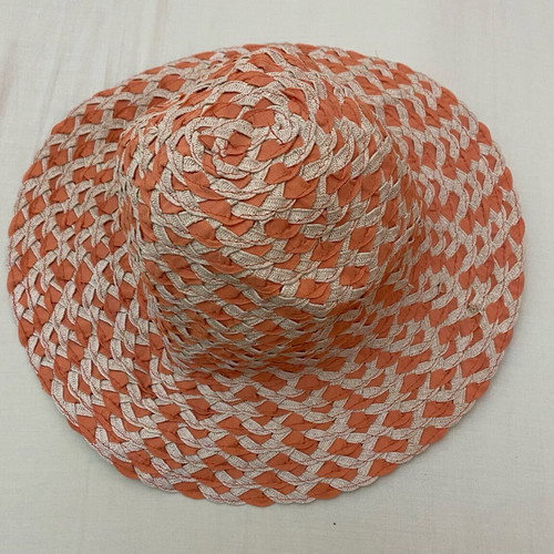 Sun hat new, size L, beige and orange
