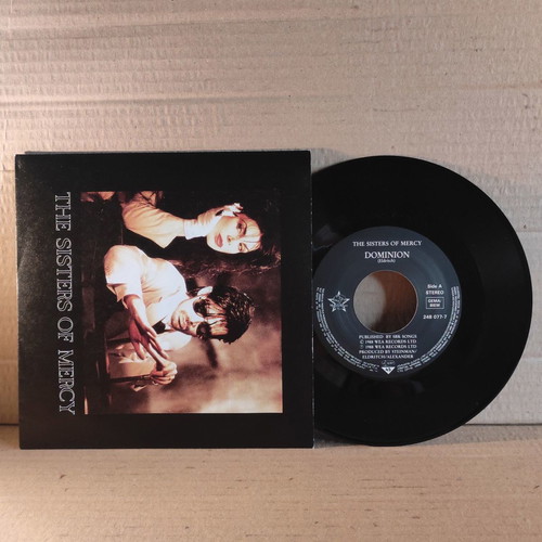 7" vinyl record The Sisters of Mercy Dominion used, rock