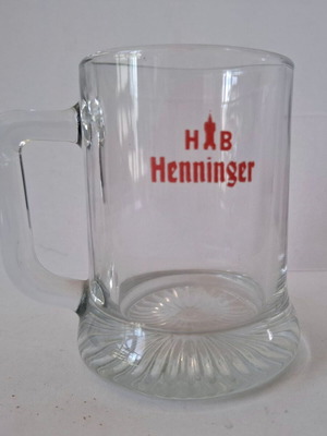Henninger heavy beer glass used