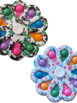 Fidget Spinner Pop It New Multicolor Stress Relief Toy