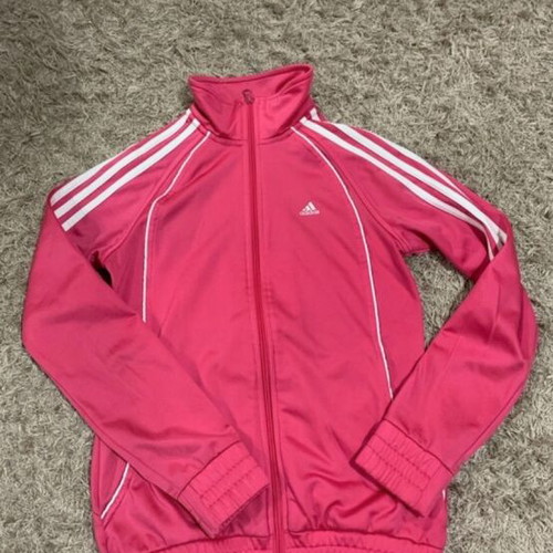 Adidas pink women's jacket size S used