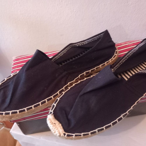 Adam's Shoes blue espadrilles size 37