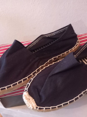 Adam's Shoes blue espadrilles size 37