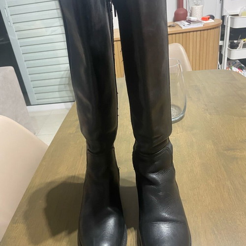 Alpe leather riding boots new, black size 36