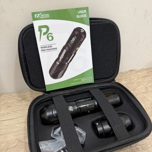 EZ Tattoo Machine P6 wireless pen with adjustable stroke