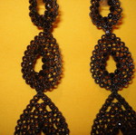 Vintage earrings dangle like new
