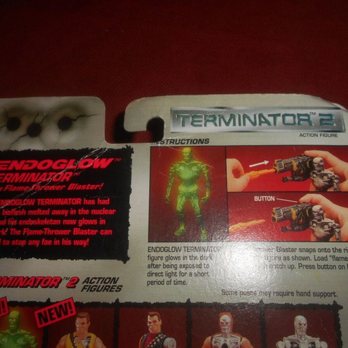 Terminator 2 Endoglow 1992 used, in Kenner folder