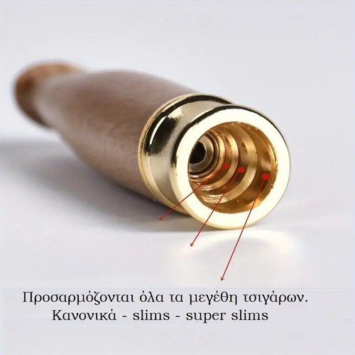 Yew wood cigarette pipe new, luxury