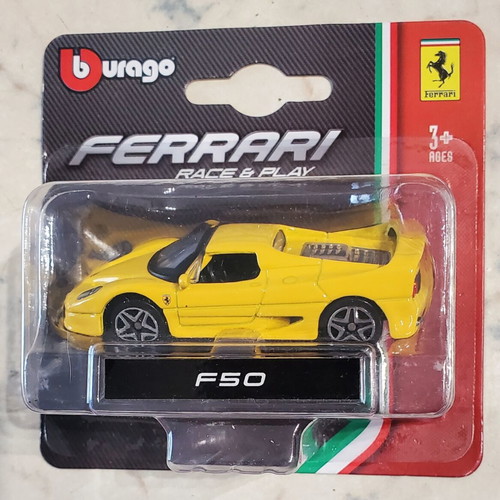 Burago Ferrari F 50 σφραγισμένο μοντέλο αυτοκινήτου