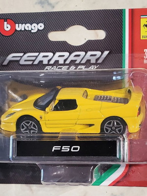 Burago Ferrari F 50 σφραγισμένο μοντέλο αυτοκινήτου
