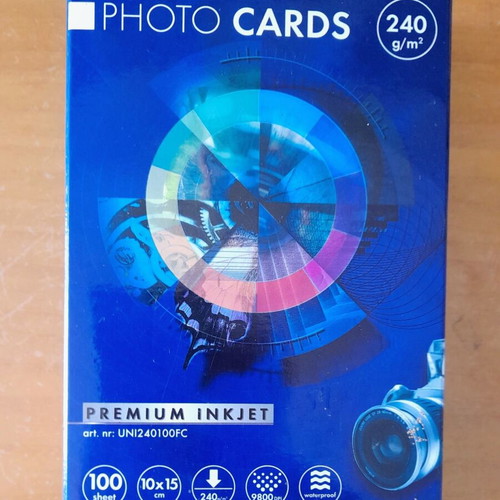 Photo paper glossy 10x15cm 240 gr like new, 100 sheets