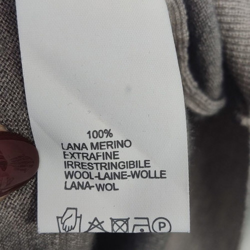 Daniele Fiesoli 100% extrafine merino sweater like new, brown