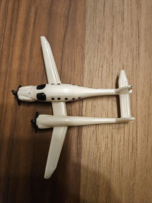 Matchbox Sky Busters Rutan Boomerang toy airplane used