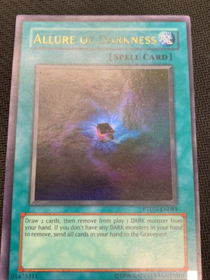 Allure of Darkness Yu-Gi-Oh! card used ultra rare PTDN