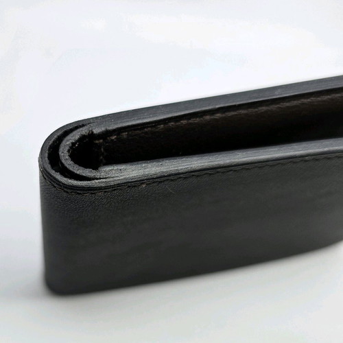 Hermes wallet like new, brown leather with silk lining