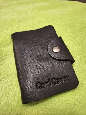 Leather card holder for business cards new