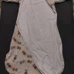 Sleeping bag 2.5 tog (65 - 80 cm) cotton like new with zipper and detachable sleeves
