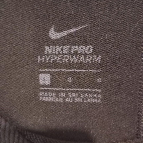 Nike Pro Hyperwarm leggings used, size Large, black