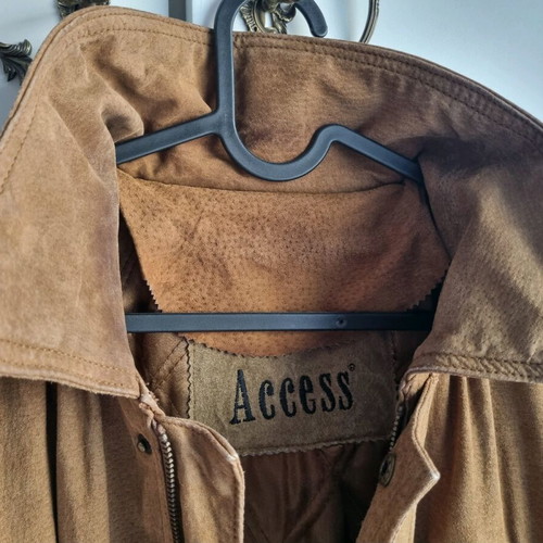 Men's leather jacket camel XL like new