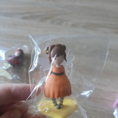 Santoro Gorjuss 3 Mini Figures and 1 Enamel Pin