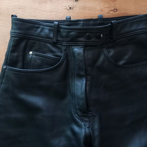 Hein Gericke leather motorcycle pants used, size 40