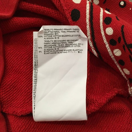 Dsquared2 blouse cotton S used, red