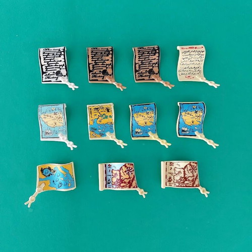 Playmobil maps used