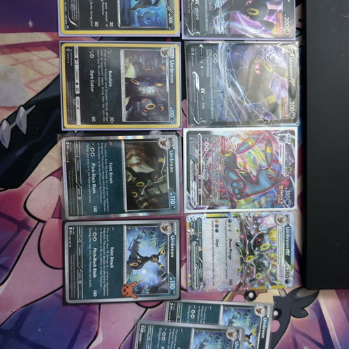 Umbreon card lot near mint condition