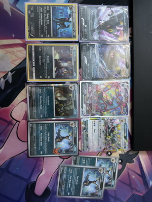 Umbreon card lot near mint condition