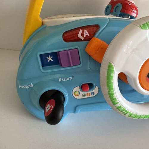 Fisher Price Educational Steering Wheel with Light and Sounds used