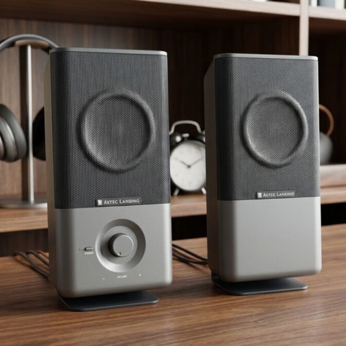 Altec Lansing computer speakers used with volume controls