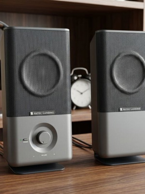 Altec Lansing computer speakers used with volume controls