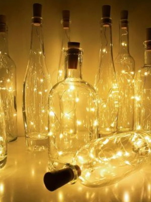 LED string lights warm light 3m battery powered