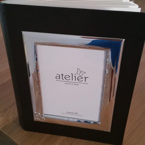 Wedding album new with silver frame 25x30