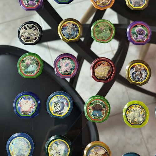 Pokemon Nox tags used with visible wear
