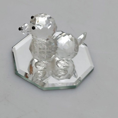Glass decorative dog figurine A1741