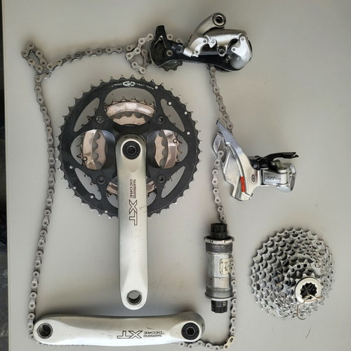 Shimano Deore XT Mini Groupset used without shifters