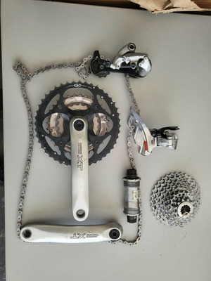 Shimano Deore XT mini groupset μεταχειρισμένο χωρίς χειριστήρια