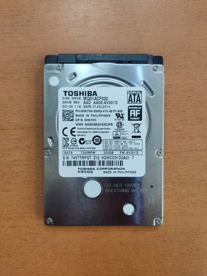 TOSHIBA 2.5 SATA Hard Drive MQ01ACF032 320GB refurbished