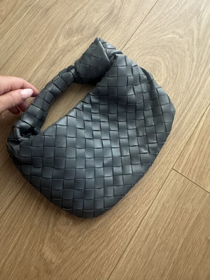 Branded leather bag