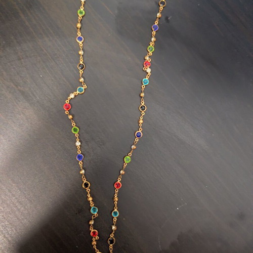 Glasses chain new, colorful beads