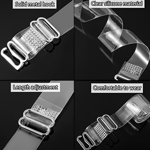 Silicone straps new with adjustable size and solid hooks