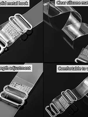Silicone straps new with adjustable size and solid hooks