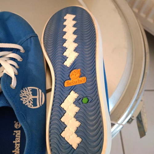 Timberland canvas shoes size 39 blue like new