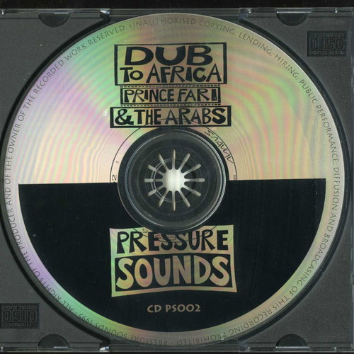 Dub to Africa Prince Far I & The Arabs CD used, reggae