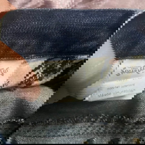 Sugar Care дънкова бермуди размер s-m, ръчно изработени японски с органичен памук