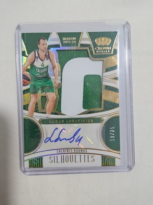 Panini Crown Royale Silhouettes Patch Auto Lukas Lekavicious 10/25 καινούργιο